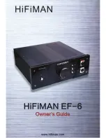 HiFiMAN EF-6 Owner'S Manual preview