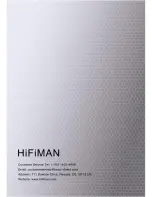 Предварительный просмотр 8 страницы HiFiMAN HE-400 Owner'S Manual