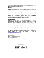 Preview for 3 page of HiFiMAN RE-600 Owner'S Manual