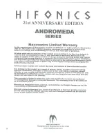 Предварительный просмотр 14 страницы Hifonics Andromeda Krypton User Manual