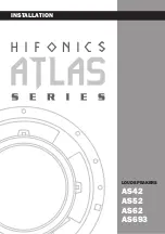 Предварительный просмотр 1 страницы Hifonics Atlas Series Installation