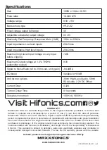 Preview for 10 page of Hifonics BXiPRO3.0 Operator'S Manual