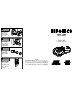 Hifonics HS35CX Quick Start Installation Manual preview