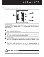 Предварительный просмотр 5 страницы Hifonics INDUSTRIA HFI202A Operation Manual