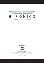 Предварительный просмотр 8 страницы Hifonics MAXXIMUS Series Installation Manual