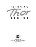 Preview for 40 page of Hifonics Thor TRX4004DSP Owner'S Manual