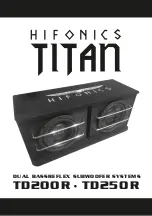 Предварительный просмотр 1 страницы Hifonics TITAN TD200R Manual