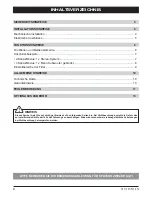 Предварительный просмотр 2 страницы Hifonics Vulcan VXi6002 Owner'S Manual