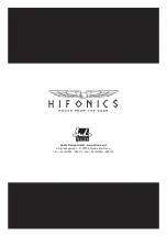 Предварительный просмотр 32 страницы Hifonics X-3OLYMPUS Owner'S Manual