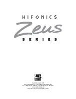 Предварительный просмотр 32 страницы Hifonics Zeus ZRX1501 Owner'S Manual