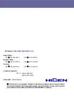 Preview for 116 page of Higen FDA6000C Series User Manual