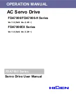 Higen FDA7000 Series Operation Manual preview