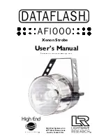 Preview for 1 page of High End Systems Data Flash AF 1000 User Manual