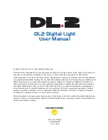 High End Systems DL.2 User Manual preview