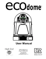 Preview for 1 page of High End Systems ecodome User Manual