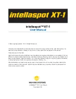 Preview for 1 page of High End Systems intellaspot XT-1 User Manual