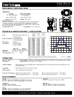 Preview for 1 page of High End Systems Studio Color MSD 575 Datasheet