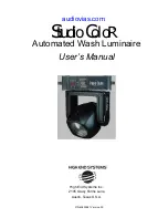 High End Systems studio color User Manual preview