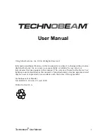 Preview for 4 page of High End Systems Technobeam User Manual