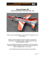 High-End Technology Super Sniper 90 Manual preview