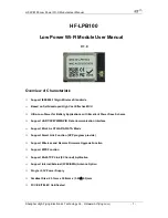 High-Flying HF-LPB100 User Manual preview