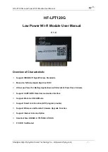 High-Flying HF-LPT120G User Manual preview