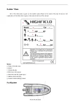 Preview for 13 page of Highfield Deluxe 350 Owner'S Manual