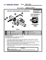 Предварительный просмотр 3 страницы Highland 5801200 Manual