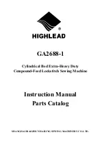 HIGHLEAD GA2688-1 Instruction Manual & Parts List preview