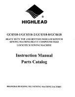 HIGHLEAD GC0318-1 Instruction Manual Parts Catalog предпросмотр