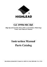 HIGHLEAD GC1998-MCDZ Instruction Manual preview