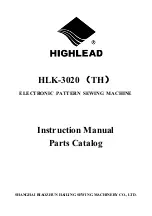 HIGHLEAD HLK-3020 Instruction Manual Parts Catalog предпросмотр