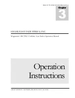 Preview for 15 page of Highlight MAGNUM 1300 TB-U Operation Manual