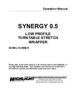 Highlight Synergy 0.5 Operation Manual предпросмотр