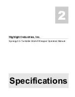 Preview for 10 page of Highlight Synergy 0.5 Operation Manual