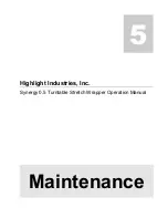 Preview for 36 page of Highlight Synergy 0.5 Operation Manual