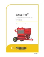 Preview for 1 page of HighLine Bale Pro CFR650 Operator'S Manual