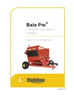 HighLine Bale Pro CFR651 Operator'S Manual preview