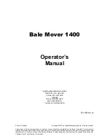 Предварительный просмотр 2 страницы HighLine BM1400 Operating Manual