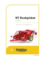 Preview for 1 page of HighLine NT Rockpicker NT60E Operator'S Manual