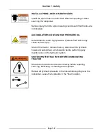 Preview for 19 page of HighLine NT Rockpicker NT60E Operator'S Manual