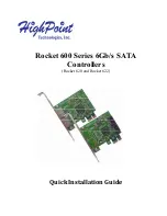 Предварительный просмотр 1 страницы HighPoint Rocket 620 Quick Installation Manual