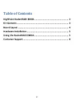 Preview for 2 page of HighPoint RocketRAID 2840A Quick Installation Manual