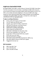 Preview for 3 page of HighPoint RocketRAID 840A Quick Installation Manual