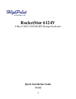 Preview for 1 page of HighPoint RocketStor 6124V Quick Installation Manual