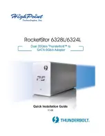 Preview for 1 page of HighPoint RocketStor 6324L Quick Installation Manual