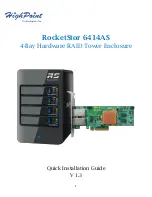 HighPoint RocketStor 6414AS Quick Installation Manual preview