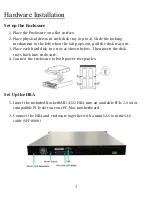 Preview for 3 page of HighPoint RocketStor 6421AS Quick Installation Manual