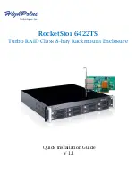 HighPoint RocketStor 6422TS Quick Installation Manual preview