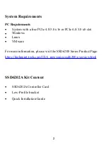 Preview for 2 page of HighPoint SSD6202A Quick Installation Manual